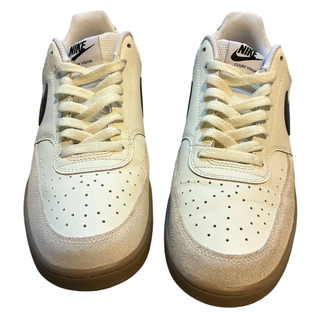 Nike Court Vision Low 'White Black Gum Size 8.5 Men’s